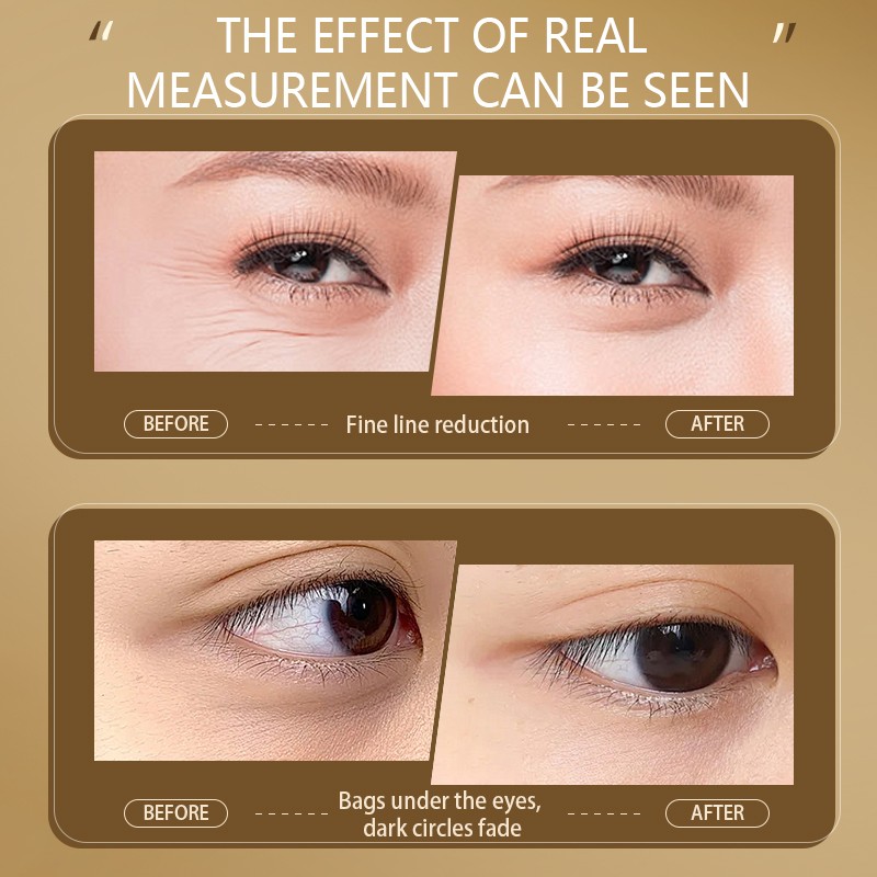 24K Gold Anti-Wrinkle Eye Patches 84g/60pcs Hydrating Firming Sheet Masks with Peptides Collagen for Eye Care Fine Lines