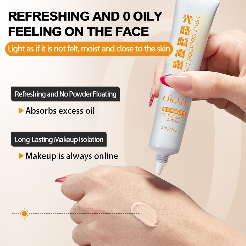 SPF 30 Face Primer Pore Minimizing Oil-Free Formula Hydrating and Long-Wear Isolation Cream Makeup Base