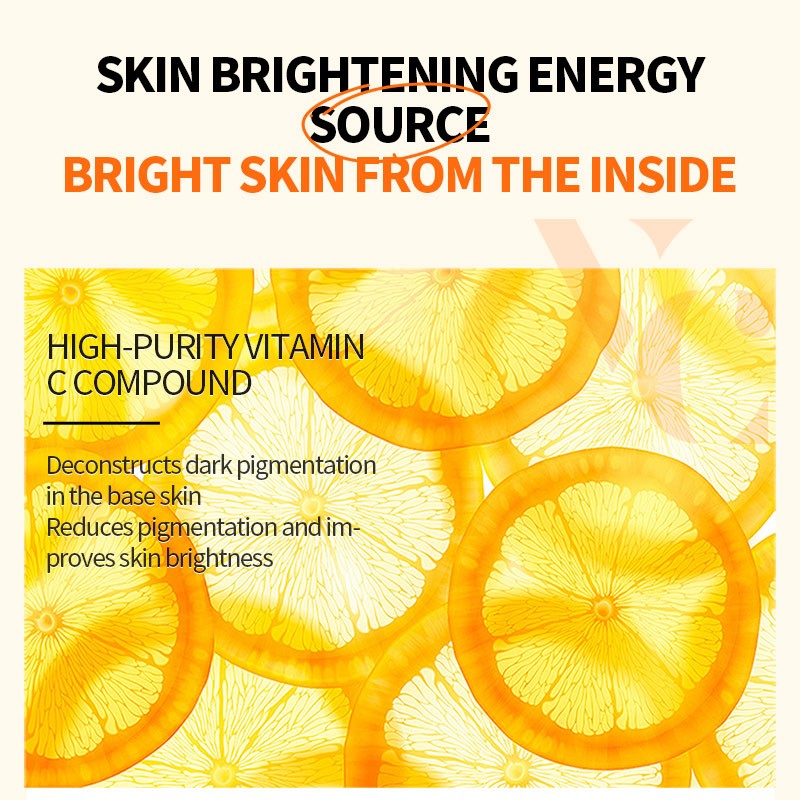 OKADY Vitamin C Brightening Moisturizing Cream for Fresh Radiant Skin Lightweight Face Cream Improves Skin Tone and Hydrates