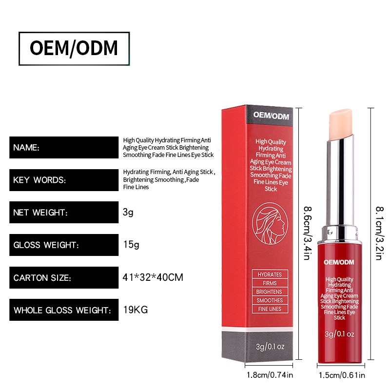 Reduces Fine Lines Diminishes Puffiness Brightens and Refreshes Eye Area Smoothing Firming Anti-Aging Eye Balm Stick