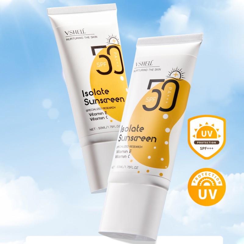 Water Resistant Lightweight Moisturizing Sunscreen for Face and Body with Broad Spectrum Protection SPF50 Sunscreen