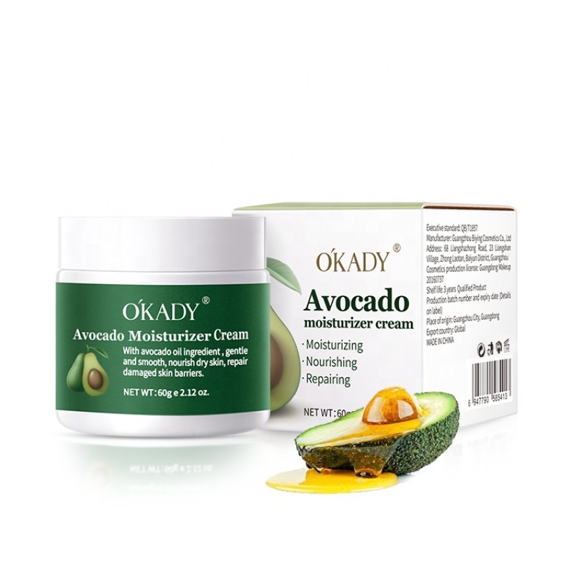 Korean Cosmetic Anti Wrinkles Avocado Face Hydrated Moisturizer Cream