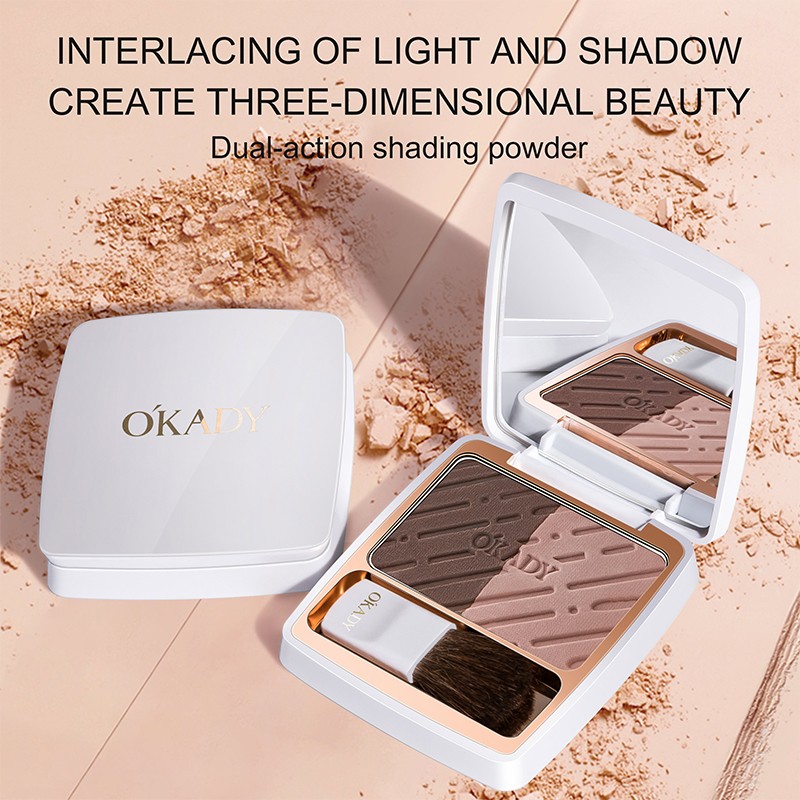 Beauty Matte Perfection Long-lasting Coverage Setting Powder Finish Pressed Powder