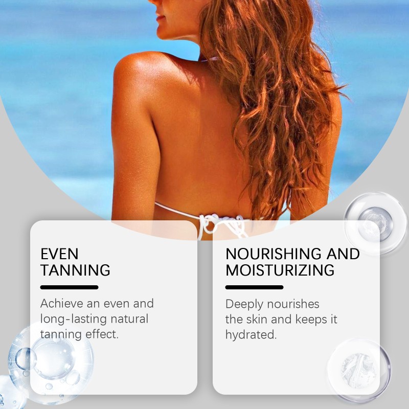 OEM ODM Private Label Organic Natural Whitening Vitamin C Skincare Moisturizing Hyaluronic Acid Self-Tanning Foam