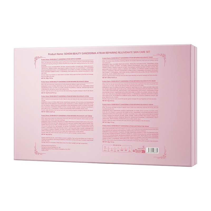 Skincare Manufacturer Face Care Supplier Toner Moisturizer Hyaluronic Acid Repairing Rejuvenate Anti-aging Skin Care Set