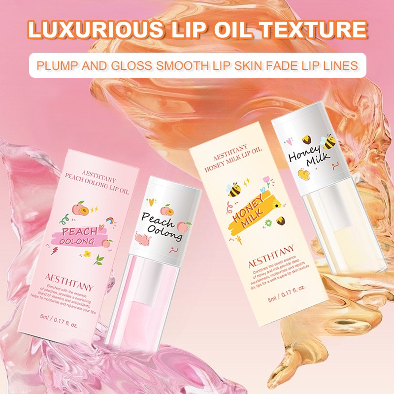 Private Label Wholesale Lip Gloss Flavouring Oil Fruit Extract Brightening Organic Plumping Pink Lip Oil
