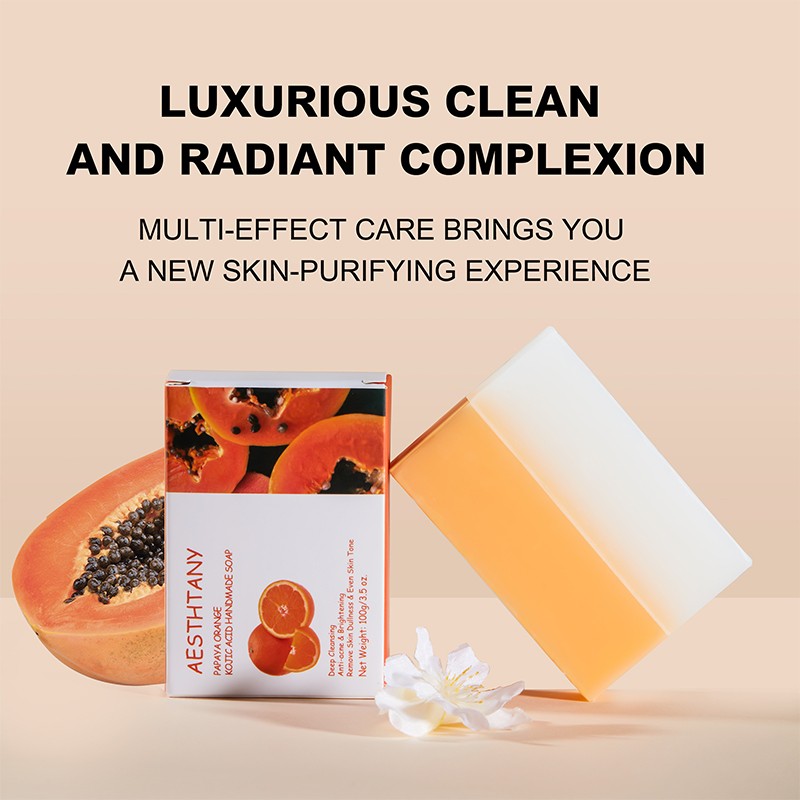 Personalized Skincare Face Body Care Skin-brightening Whitening Anti-acne Kojic Soap Handmade Soap