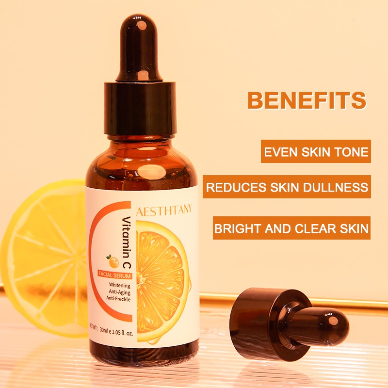 Hot Sales Skin Face Care Product Beauty Supplier Anti Wrinkle Natural Hyaluronic Acid Vitamin C Anti-aging Face Serum