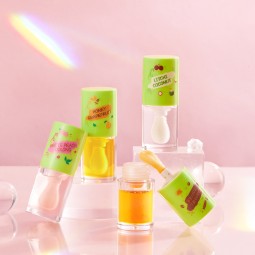 OEM Wholesale Fat Oil Lip Gloss Drip 5ml / .17fl oz Natural Hydrating Clear Shiny Plumping Glow Makeup for Dry Lip Care Lip Tint