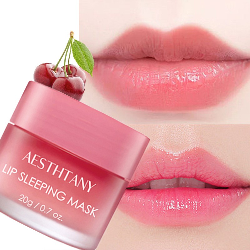 Lip Care Private Label Hydrating Firming Lip Balm Moisturizing Pink Lip Sleeping Mask
