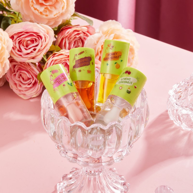 OEM Wholesale Fat Oil Lip Gloss Drip 5ml / .17fl oz Natural Hydrating Clear Shiny Plumping Glow Makeup for Dry Lip Care Lip Tint