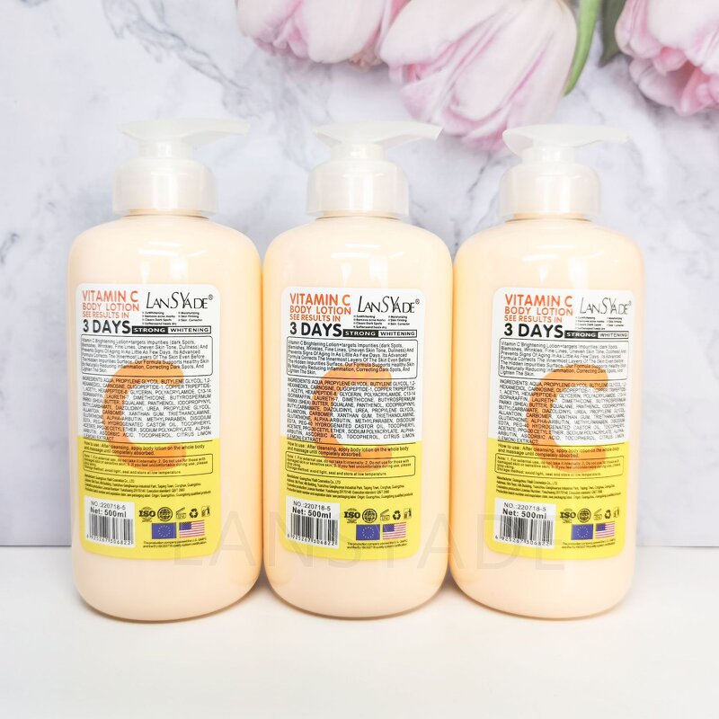 Body Lotion Factory - Hot Sale VE Brightening Moisturizing 500ml Vitamin C