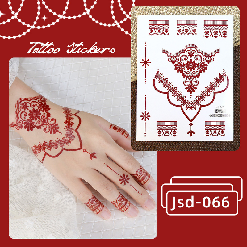 Henna Sticker Factory - Wholesale Custom Waterproof Non Toxic Temporary