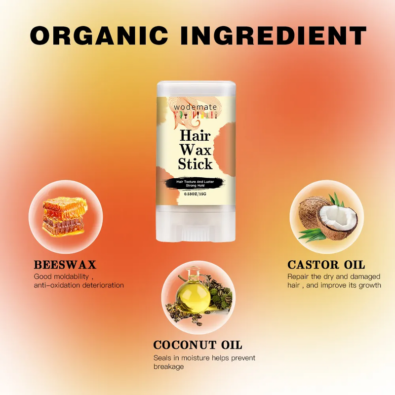 Hair Wax Stick Factory - Private Label Custom Strong Hold Edge Control Fast Drying