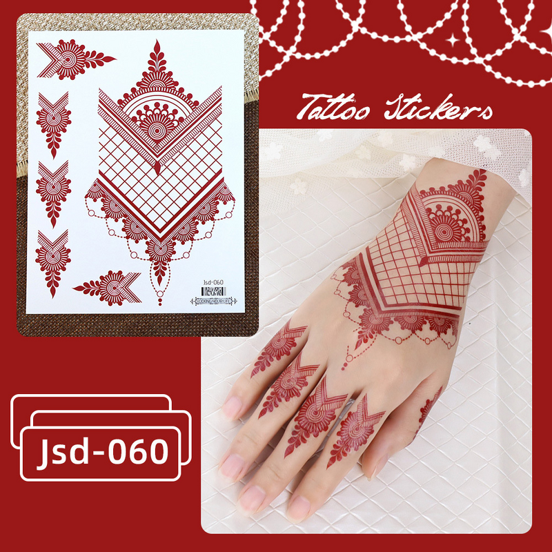 Henna Sticker Factory - Wholesale Custom Waterproof Non Toxic Temporary