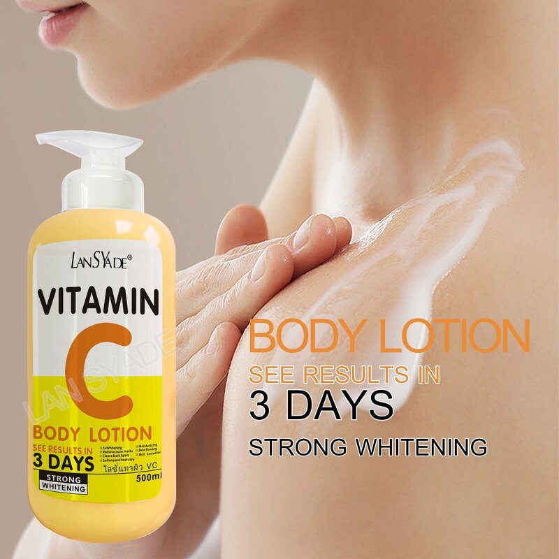 Body Lotion Factory - Hot Sale VE Brightening Moisturizing 500ml Vitamin C