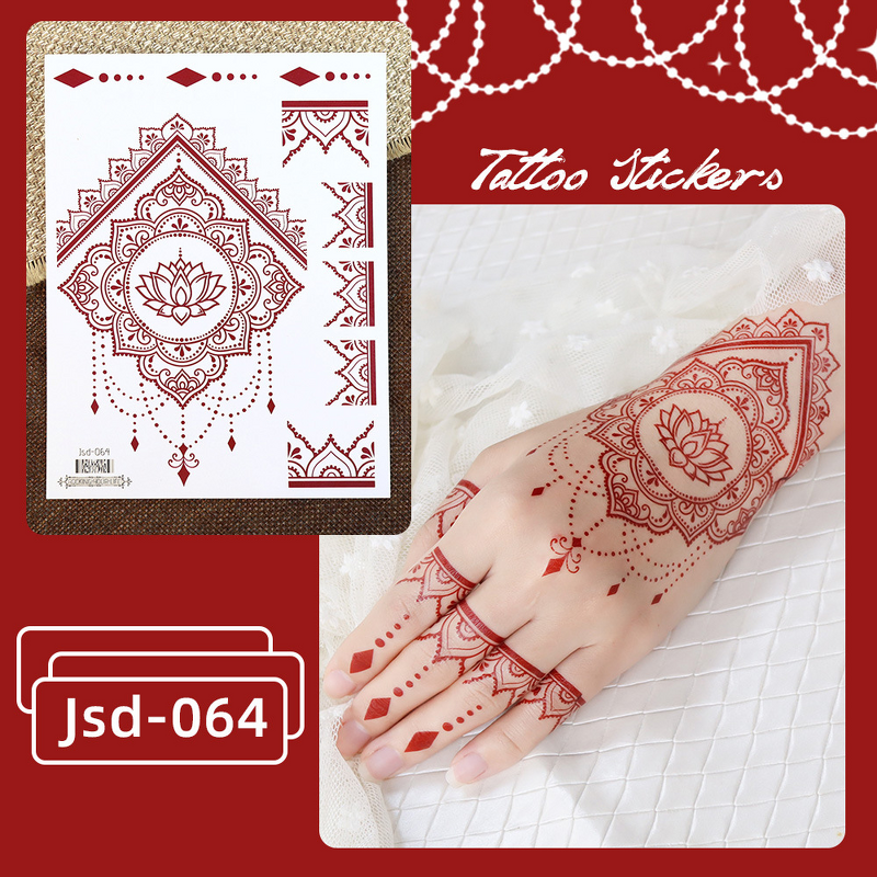 Henna Sticker Factory - Wholesale Custom Waterproof Non Toxic Temporary