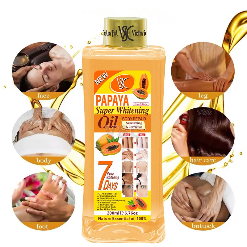 Essential Oil Factory - Hot Sale 200ml Arbutin Brightening Papaya Oil