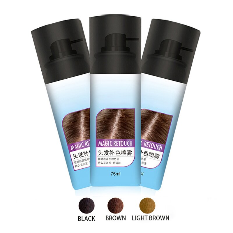 Hair Root Spray Factory - OEM/ODM Custom Instant Color Covers Shampoo Dye