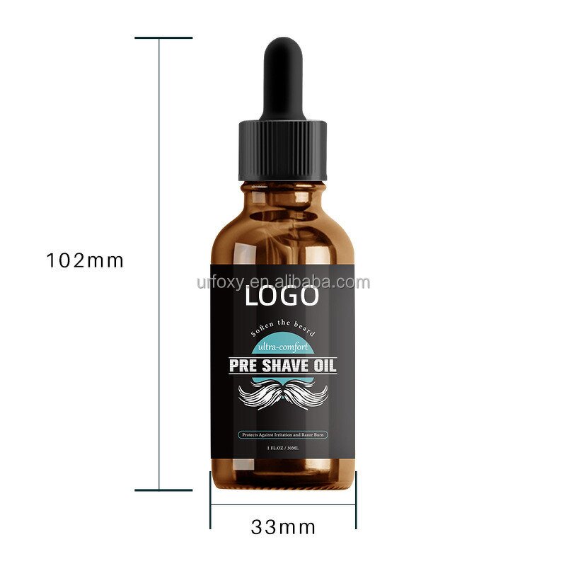 Beard Oil Factory - OEM/ODM Custom 30ml Organic Pre Shaving Low MOQ