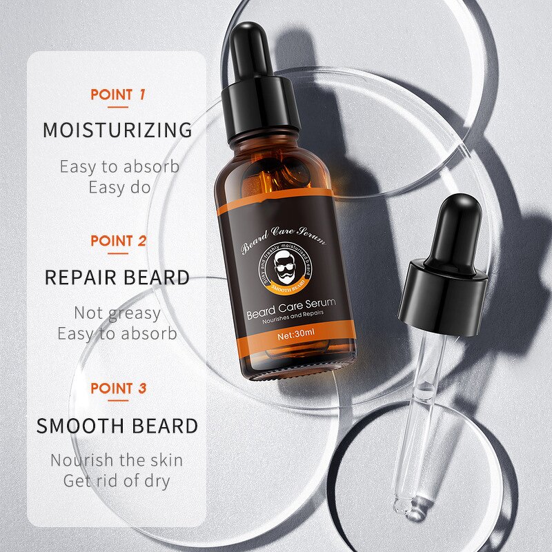 Beard Serum Factory - Wholesale Private Label Mens Clean Oil Nourishing