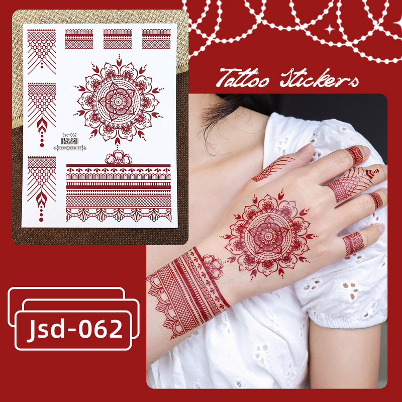 Henna Sticker Factory - Wholesale Custom Waterproof Non Toxic Temporary