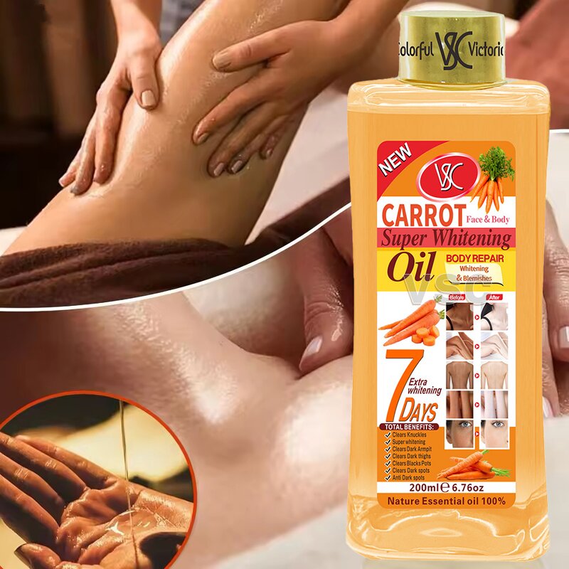 Essential Oil Factory - Hot Sale 200ml Arbutin Brightening Carrot Oil