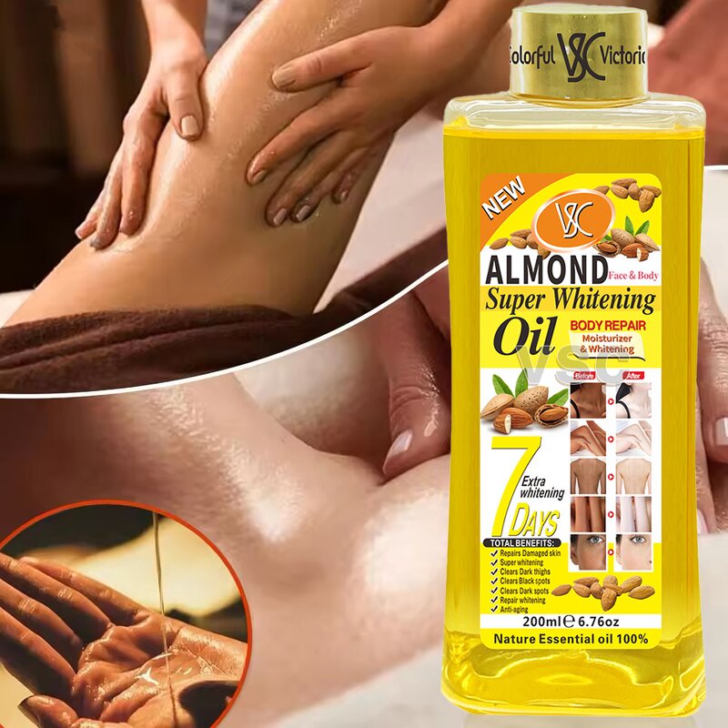 Essential Oil Factory - Wholesale 200ml Arbutin Brightening Almond Oil