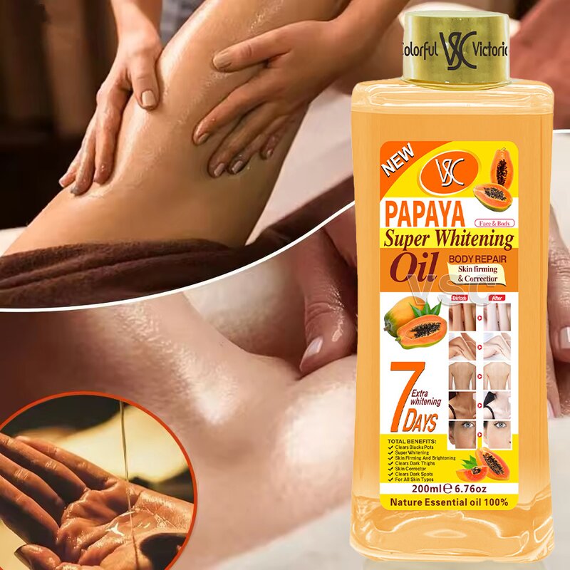 Essential Oil Factory - Hot Sale 200ml Arbutin Brightening Papaya Oil