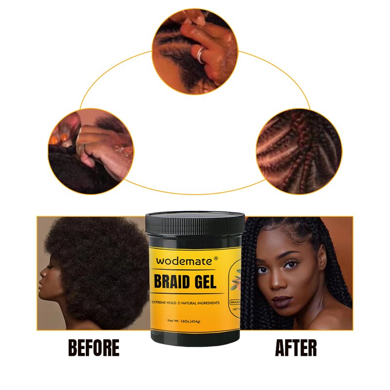 Edge Control Gel Factory - OEM Private Label Custom No Residue Strong Hold