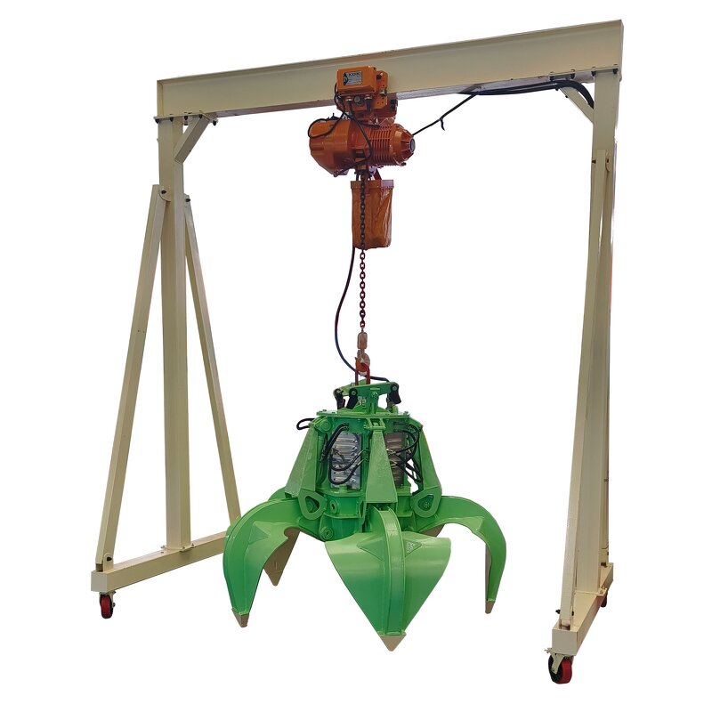 Wire Rope Grab Bucket Factory - OEM Remote Controlled Double Leaf Clamshell