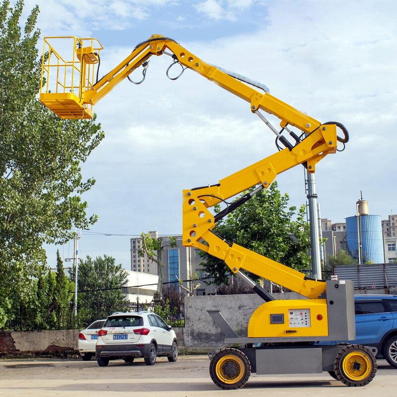 Electric Lifting Platform Factory - OEM Fully Self-Propelled 360 Degree Rotating