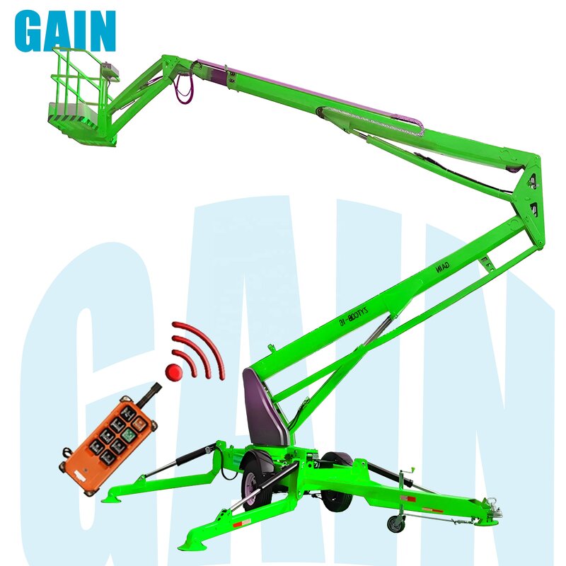 Trailer Boom Lift Manufacturer - OEM 18m Tow Behind Telescopic Spider