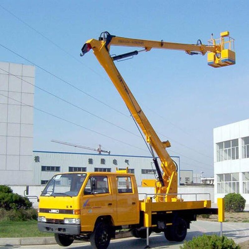 Aerial Work Vehicle Factory - OEM Diesel New Type Bucket Truck Crane
