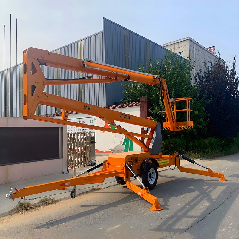 Trailer Boom Lift Manufacturer - OEM 18m Tow Behind Telescopic Spider