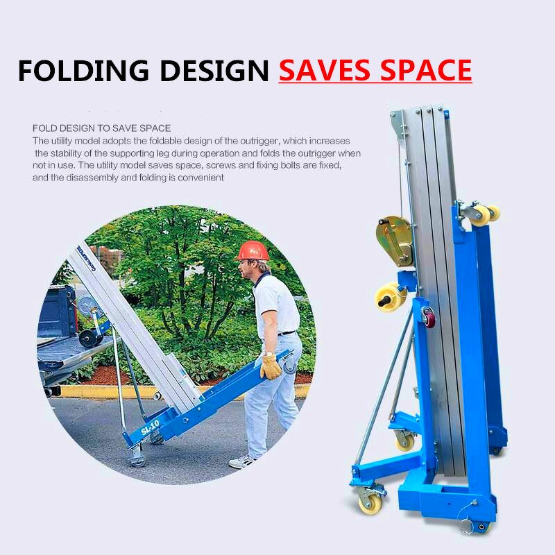 Manual Lift Factory - OEM Aluminum Alloy Exhibition Construction Elevator