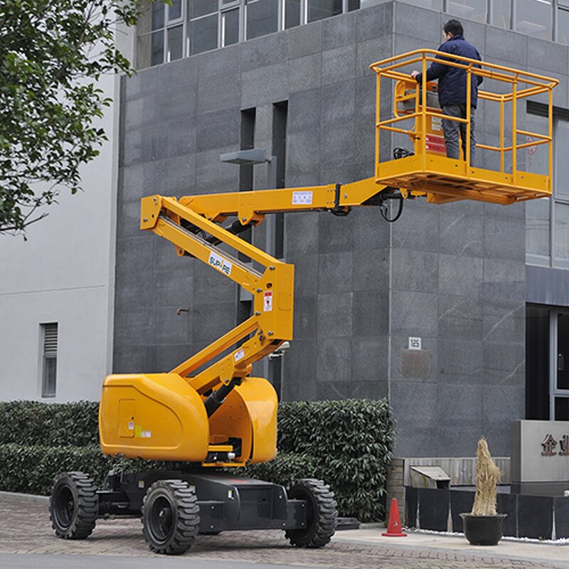 Curved Arm Lift Factory - OEM 16M Hydraulic Mobile Electric Self Articulated