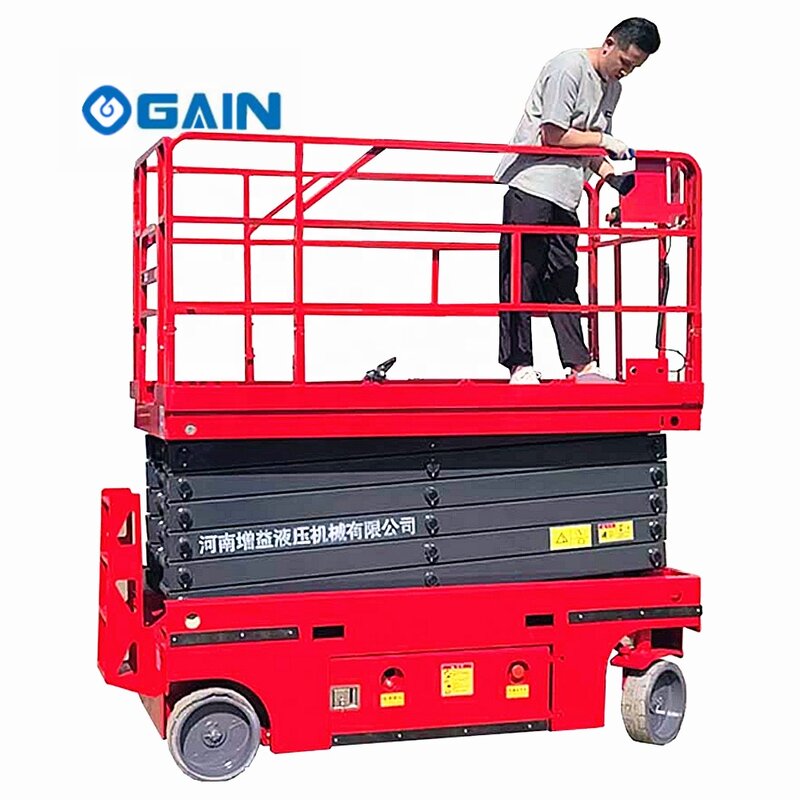 Electric Scissor Lift Manufacturer - OEM 4-14m Warehouse Portable Mobile