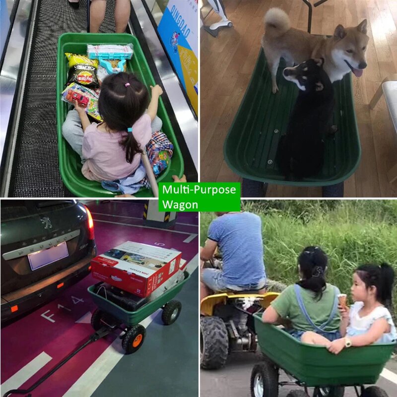 Garden Dump Cart Manufacturer - OEM Wholesale Easy Assemble 75L Cart