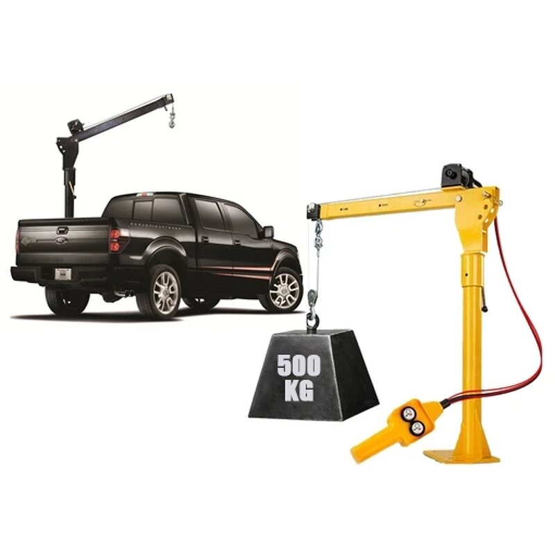 Jib Crane Manufacturer - OEM 500KG 12V/24V Pickup Truck Mounted Electric Winch