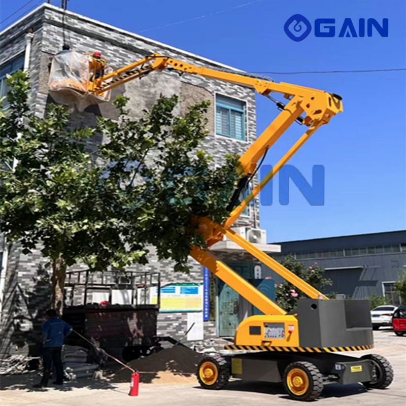 Articulated Arm Lift Factory - OEM Self-propelled Arc-shaped Lift Basket