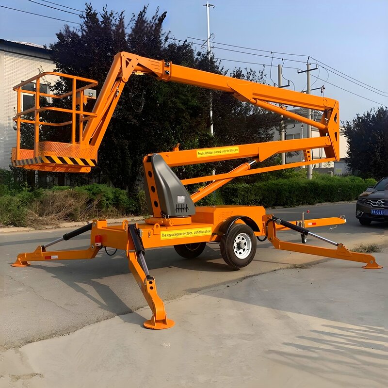 Trailer Boom Lift Manufacturer - OEM 18m Tow Behind Telescopic Spider