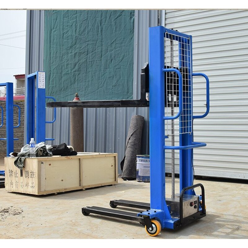 Electric Pallet Stacker Manufacturer - OEM Self Loading 1-ton Manual Push