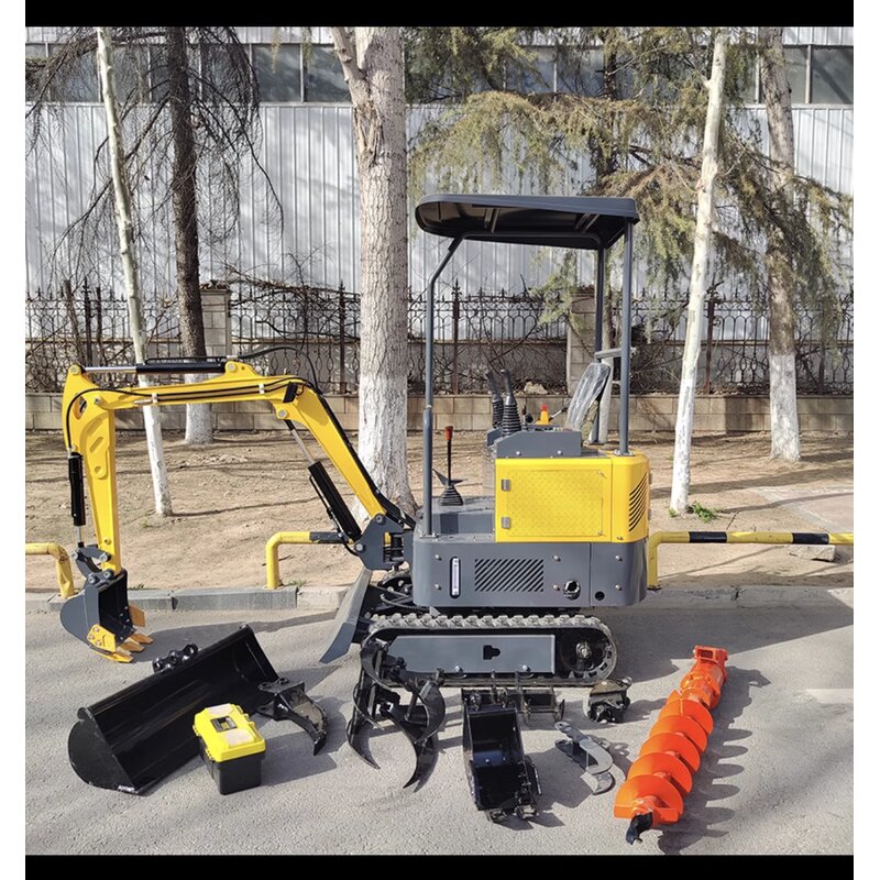Crawler Excavator Factory - OEM Small 1 Ton Model with Engine 1Y Warranty