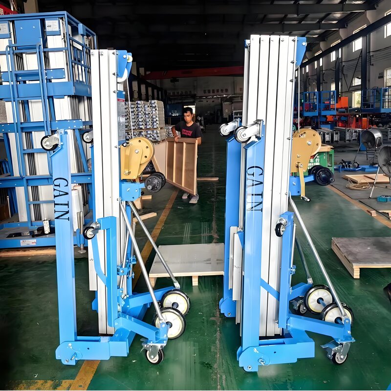 Manual Lift Factory - OEM Aluminum Alloy Exhibition Construction Elevator