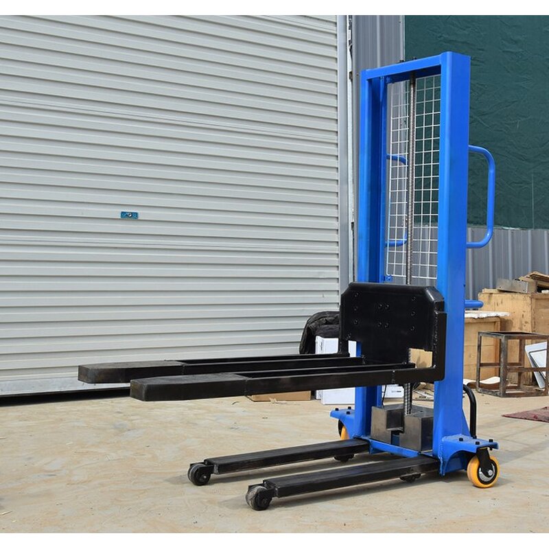 Electric Pallet Stacker Manufacturer - OEM Self Loading 1-ton Manual Push
