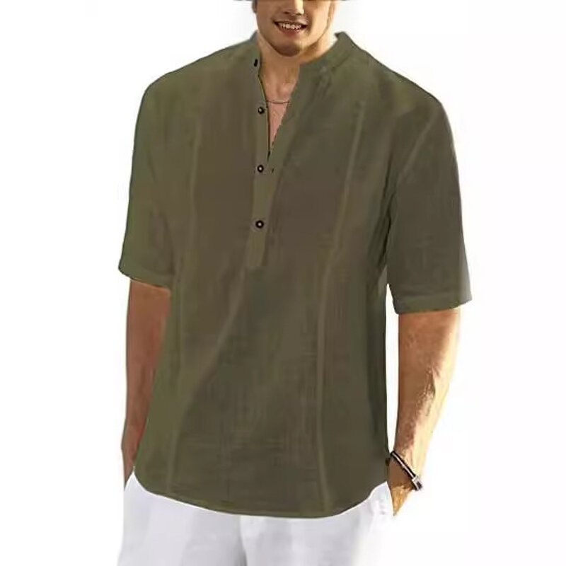 Men's Shirt Factory - OEM/ODM Custom Casual Haft Sleeve Woven Cotton