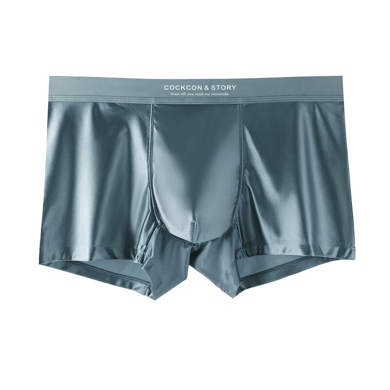Men's Boxers Factory - OEM/ODM Custom Luxury Satin Ice Silk Briefs