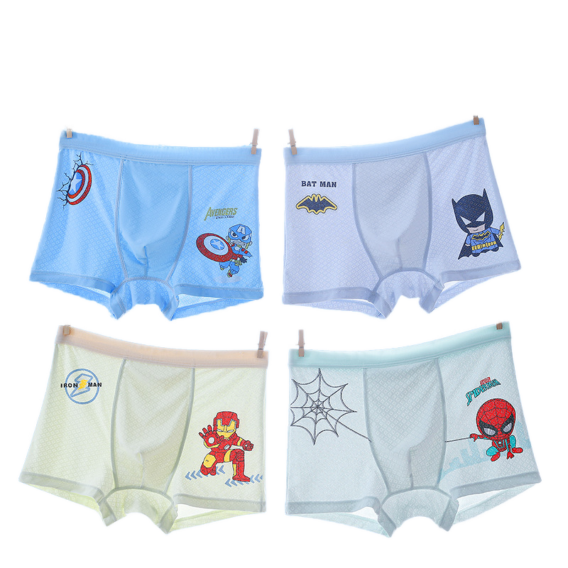 Boys Boxer Briefs Factory - OEM/ODM Mesh Cartoon Soft Breathable Comfortable