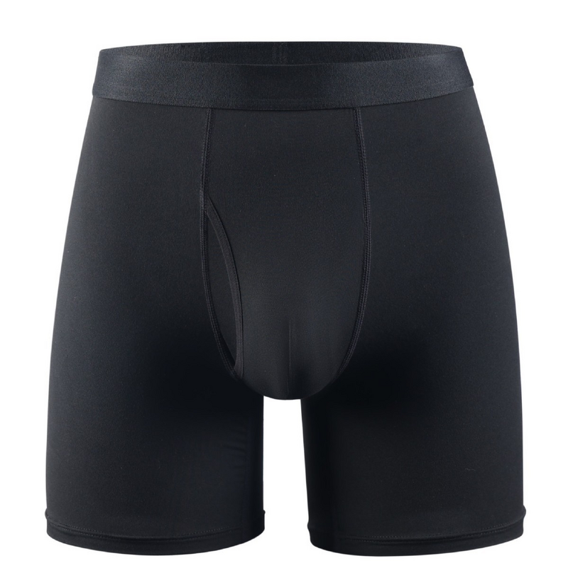 Men's Boxers Factory - OEM/ODM Custom Mid Waist Black Logo Briefs